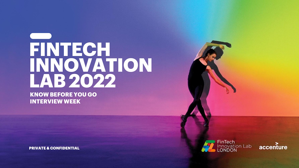 Fintech Innovation Lab London 2022